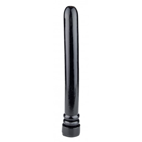 Gode Long Stick Noir - Droit - Fin Et Lisse - 27 cm / Ø 3 cm - Hardtoys