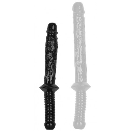 Gode Réaliste Avec Poignée - Handick S - Noir - 18 cm / Ø 3,5 cm - FistXXL