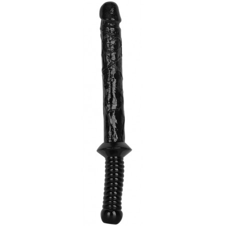 Gode Réaliste Avec Poignée - Handick M - Noir - 25 cm / Ø 3,5 cm - FistXXL