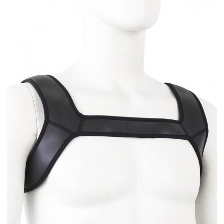 Harnais Pour Homme Protector - En Néoprène Noir - Tailles : S/M - L/XL - Kiotos