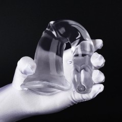 Gode Horse Jumy M Transparent - Ventouse Ou Harnais - Sexe De Cheval A Gland Saillant - 22 cm / Ø De 4 A 5,5 cm - ClearnyHorny