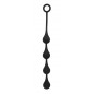 Chapelet Anal Penetrator S Noir - 4 Billes En Forme De Gouttes - Flexible - Etanche - 29 cm / Ø 3 cm - Chisa Novelties