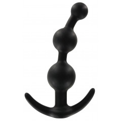 Chapelet Anal Swet Sensation Noir - 3 Billes - Flexible - Etanche - 12 cm / Ø 1,8 cm - 2,6 cm - 3 cm - Anal Play