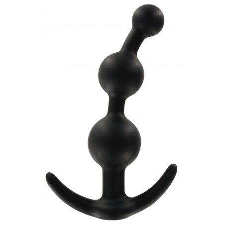 Chapelet Anal Swet Sensation Noir - 3 Billes - Flexible - Etanche - 12 cm / Ø 1,8 cm - 2,6 cm - 3 cm - Anal Play