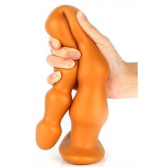 Plug Anal Flexible - Chap Beads S Orange - 7 Boules - Waterproof - 22 cm / Ø De 2 Cm A 3 Cm - TheAssGasm