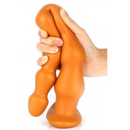 Plug Anal Flexible - Chap Beads S Orange - 7 Boules - Waterproof - 22 cm / Ø De 2 Cm A 3 Cm - TheAssGasm
