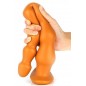 Plug Anal Flexible - Chap Beads XL Orange - 7 Boules - Waterproof - 46 Cm / Ø De 4 Cm A 6 Cm - TheAssGasm