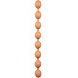 Chapelet Anal Bolz M Orange - Taille Small - 8 Boules Souples - Flexible - Etanche - 56 cm / Ø 4,7 cm - TheAssGasm