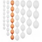 Chapelet Anal Bolz L Orange - Taille Large - 8 Boules Souples - Flexible - Etanche - 61 cm / Ø 5,7 cm - TheAssGasm
