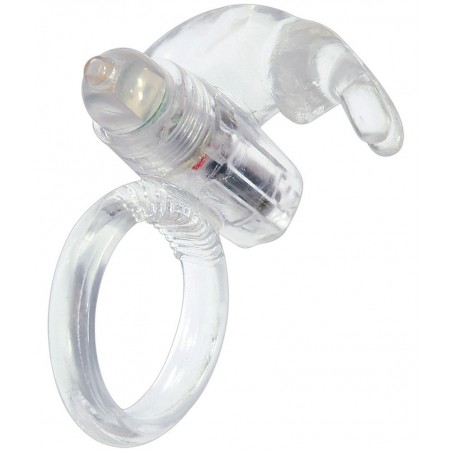 Anneau Vibrant Rabbit Transparent