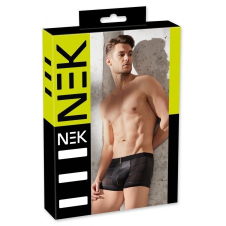 Short Noir Avec Zip Frontal by Nek