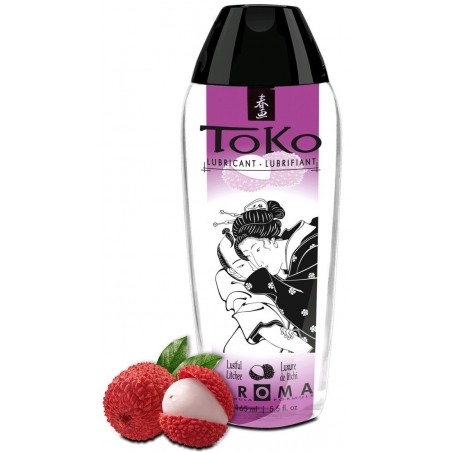 Lubrifiant Toko Luxure De Litchi - A Base D'Eau - Comestible - 165 Ml - Shunga