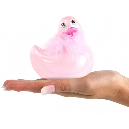 Mini canard vibrant Paris Duckie Rose 2.0