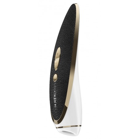 Stimulateur Clitoris Puissant Satisfyer Luxury Cuir Aluminium