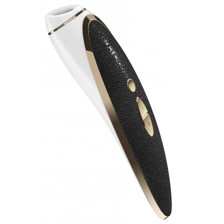 Stimulateur Clitoris Puissant Satisfyer Luxury Cuir Aluminium