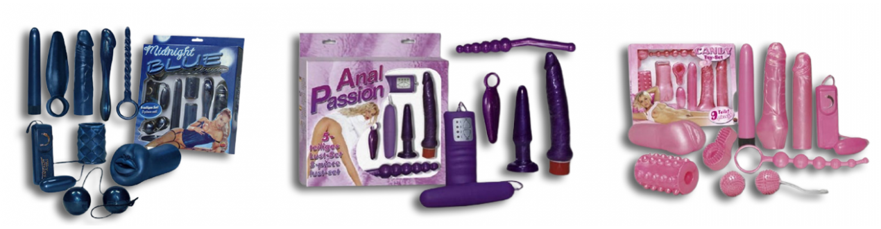 Coffret Sex toys - Plus de 50 coffrets différents seul ou en couple.