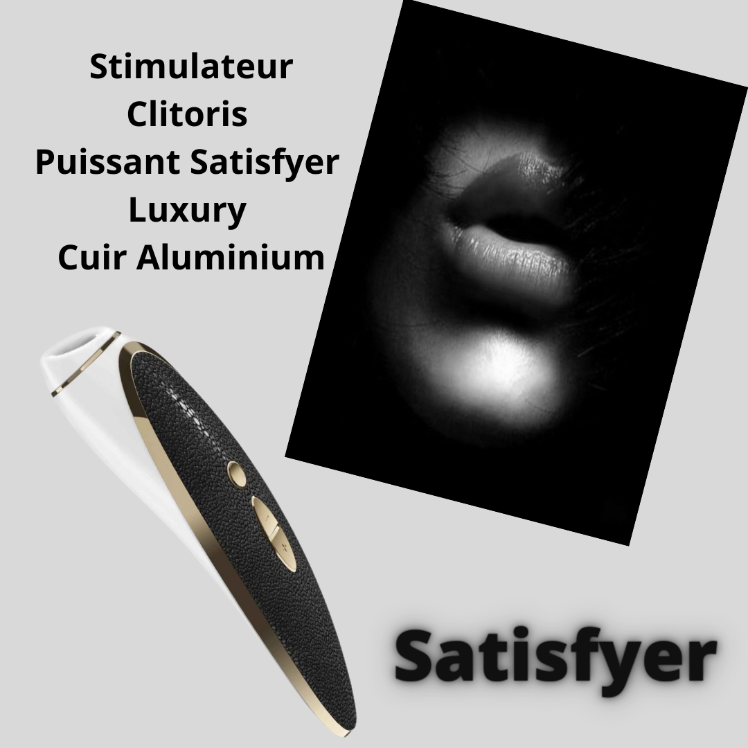 Satisfyer succion et vibration Cuir et Aluminium
